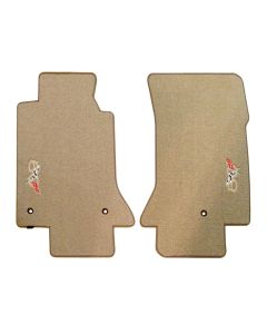 Lloyd Mats Classic Loop Shale Front Floor Mats for Corvette C5, Mats