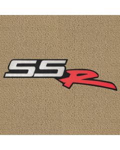 Lloyd Mats Classic Loop Tan Front Floor Mats For Chevrolet SSR 2003-06 with SSR Silver-Red Applique, Logo