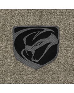 Lloyd Mats LUXE Black 3PC Floor Mats For Dodge SRT Viper, Logo
