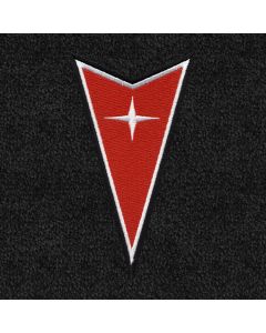 Lloyd Mats LUXE Black Front Floor Mats For Pontiac Solstice, Logo