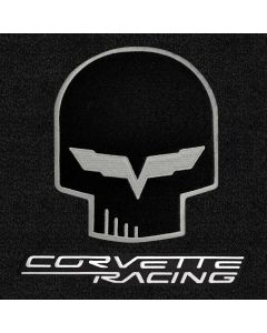 Lloyd Mats LUXE Ebony 3PC Floor Mats For Chevrolet Corvette, Logo