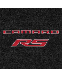 Lloyd Mats LUXE Ebony 5PC Floor Mats For Camaro Convertible, Logo