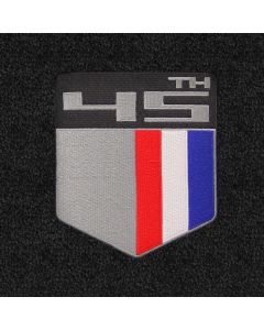 Lloyd Mats LUXE Ebony Front Floor Mats For Chevrolet Camaro, Logo