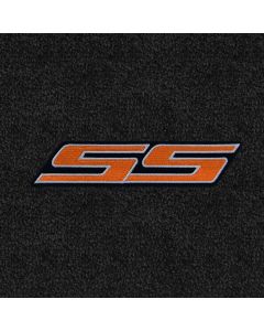 Lloyd Mats LUXE Ebony Front Floor Mats For Chevrolet Camaro, Logo