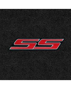 Lloyd Mats LUXE Ebony Front Floor Mats For Chevrolet Camaro, Logo