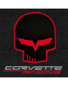 Lloyd Mats LUXE Ebony Front Floor Mats For Chevrolet Corvette, Logo