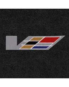 Lloyd Mats LUXE Ebony Standard Trunk Mat For Cadillac CTS-V, Logo