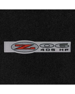 Lloyd Mats Ultimat Black 3PC Floor Mats For Corvette Z06, Logo