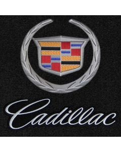 Lloyd Mats Ultimat Black Front Floor Mats For Cadillac Allante, Logo
