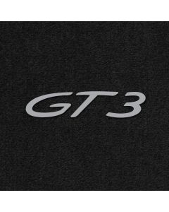 Lloyd Mats Ultimat Black Front Floor Mats For Porsche 911 GT3, Logo
