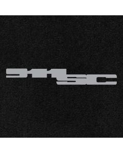 Lloyd Mats Ultimat Black Front Floor Mats For Porsche 911 SC, Logo