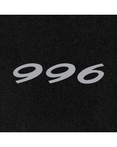 Lloyd Mats Ultimat Black Front Floor Mats For Porsche 911, Logo