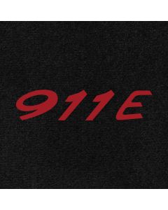 Lloyd Mats Ultimat Black Front Floor Mats For Porsche 911E, Logo