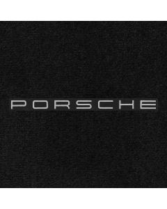 Lloyd Mats Ultimat Black Front Floor Mats For Porsche 924, Logo