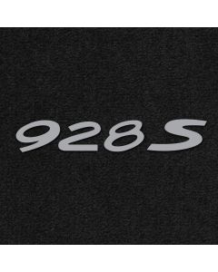 Lloyd Mats Ultimat Black Front Floor Mats For Porsche 928 S, Logo