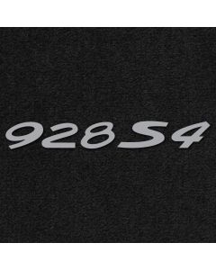 Lloyd Mats Ultimat Black Front Floor Mats For Porsche 928 S4, Logo
