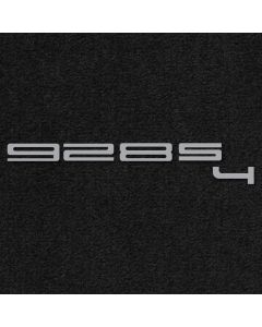 Lloyd Mats Ultimat Black Front Floor Mats For Porsche 928 S4, Logo