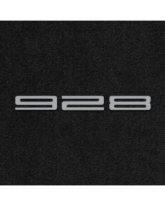 Lloyd Mats Ultimat Black Front Floor Mats For Porsche 928, Logo