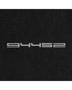 Lloyd Mats Ultimat Black Front Floor Mats For Porsche 944, Logo