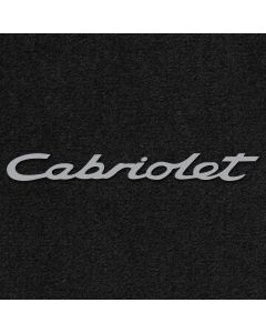 Lloyd Mats Ultimat Black Front Floor Mats For Porsche 968 Cabriolet, Logo