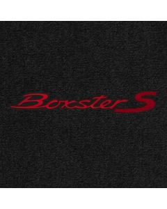 Lloyd Mats Ultimat Black Front Floor Mats For Porsche Boxster, Logo