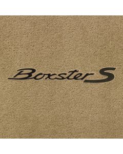 Lloyd Mats Ultimat Bamboo Front Floor Mats For Porsche Boxster, Logo