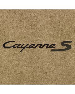 Lloyd Mats Ultimat Almond Front Floor Mats For Porsche Cayenne S, Logo