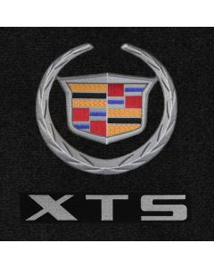 Lloyd Mats Ultimat Ebony 4PC Floor Mats For Cadillac XTS, Logo