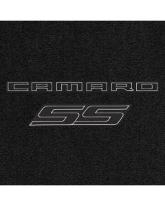 Lloyd Mats Ultimat Ebony 4PC Floor Mats For Camaro SS, Logo