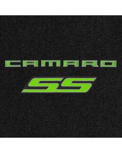Lloyd Mats Ultimat Ebony 5PC Floor Mats For Camaro SS Convertible, Logo