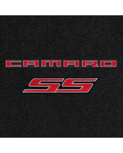 Lloyd Mats Ultimat Ebony 5PC Floor Mats For Camaro SS Convertible, Logo