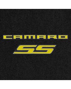 Lloyd Mats Ultimat Ebony 5PC Floor Mats For Camaro SS Convertible, Logo