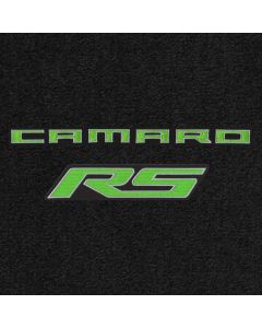 Lloyd Mats Ultimat Ebony 5PC Floor Mats For Camaro SS/RS Convertible, Logo