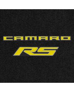 Lloyd Mats Ultimat Ebony 5PC Floor Mats For Camaro SS/RS Convertible, Logo
