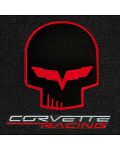 Lloyd Mats Ultimat Ebony Standard Deck Mat For Corvette Z06 / ZR1, Logo