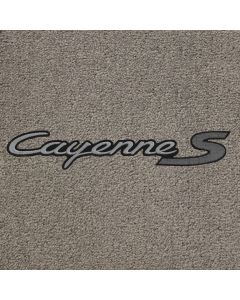 Lloyd Mats Ultimat Greystone Front Floor Mats For Porsche Cayenne S, Logo