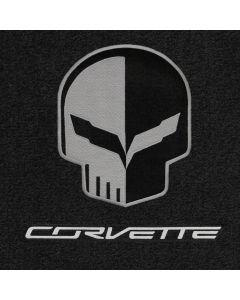 Lloyd Mats Ultimat Ebony 3PC Floor Mats For Corvette Stingray Convertible, Logo