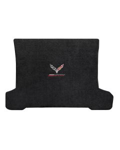 Lloyd Mats Ultimat Ebony Cargo Mat For Corvette C7 Coupe with Grand Sport Logo and Flags, Cargo Mat