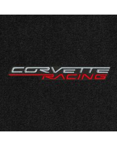 Lloyd Mats Ultimat Ebony Standard Deck Mat For Corvette Stingray Convertible, Logo