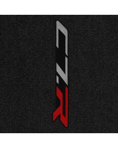 Lloyd Mats Ultimat Ebony Front Floor Mats For Corvette, Logo
