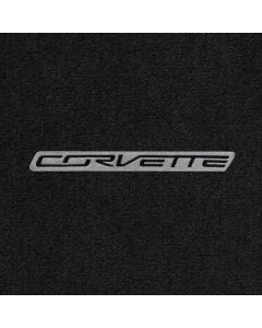 Lloyd Mats Ultimat Ebony Standard Deck Mat For Corvette Convertible, Logo