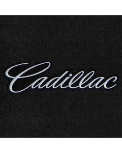 Lloyd Mats Velourtex Black 1PC Front and 2PC Rear Floor Mats For Cadillac, Logo