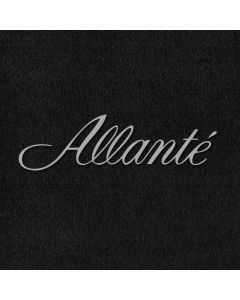 Lloyd Mats Velourtex Black 3PC Floor Mats For Cadillac Allante, Logo