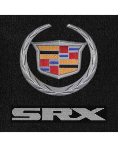 Lloyd Mats Velourtex Black 3PC Floor Mats For Cadillac SRX, Logo