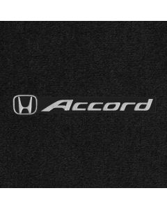 Lloyd Mats Velourtex Black 4PC Floor Mats For Accord, Logo
