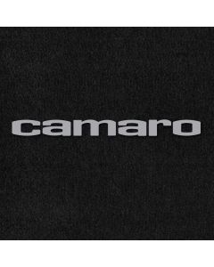 Lloyd Mats Velourtex Black 4PC Floor Mats For Chevrolet Camaro, Logo