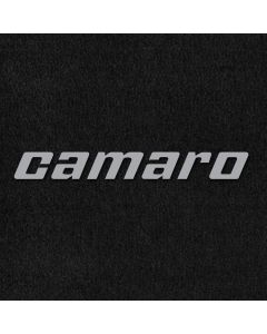 Lloyd Mats Velourtex Black 4PC Floor Mats For Chevrolet Camaro, Logo