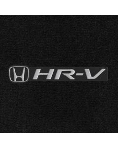 Lloyd Mats Velourtex Black 4PC Floor Mats For Honda HR-V, Logo