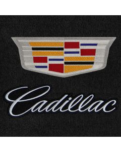 Lloyd Mats Velourtex Black 5PC Floor Mats For Cadillac ELR, Logo