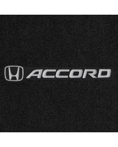 Lloyd Mats Velourtex Black Front Floor Mats For Accord, Logo